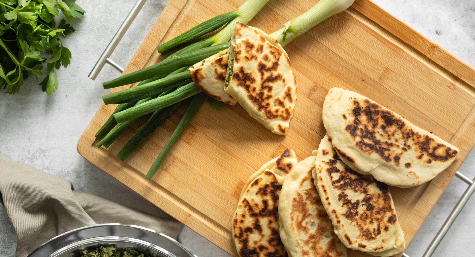 Focaccia ripiena (gözleme)