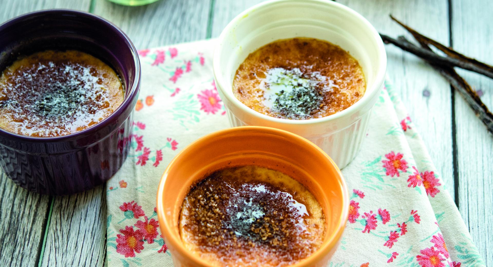 Creme brulée vaniglia e zucca