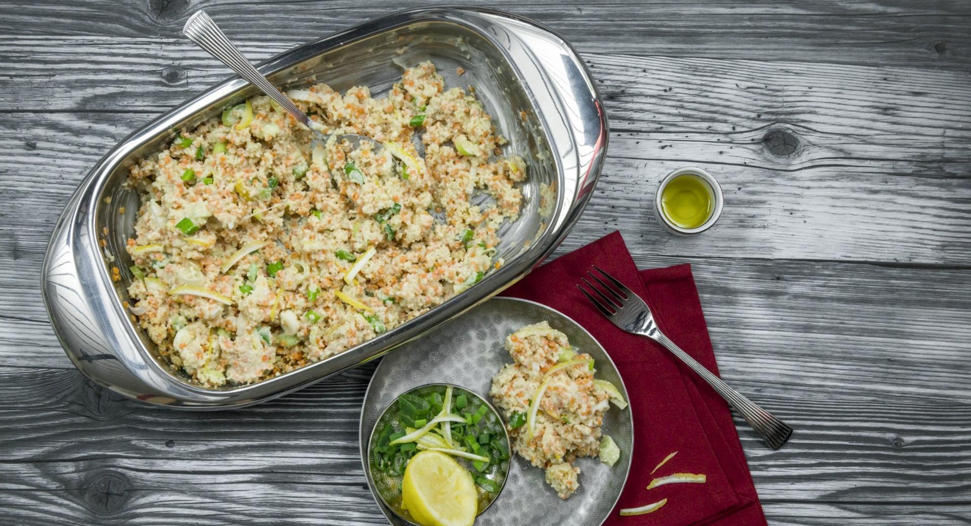 Insalata di lenticchie e couscous 