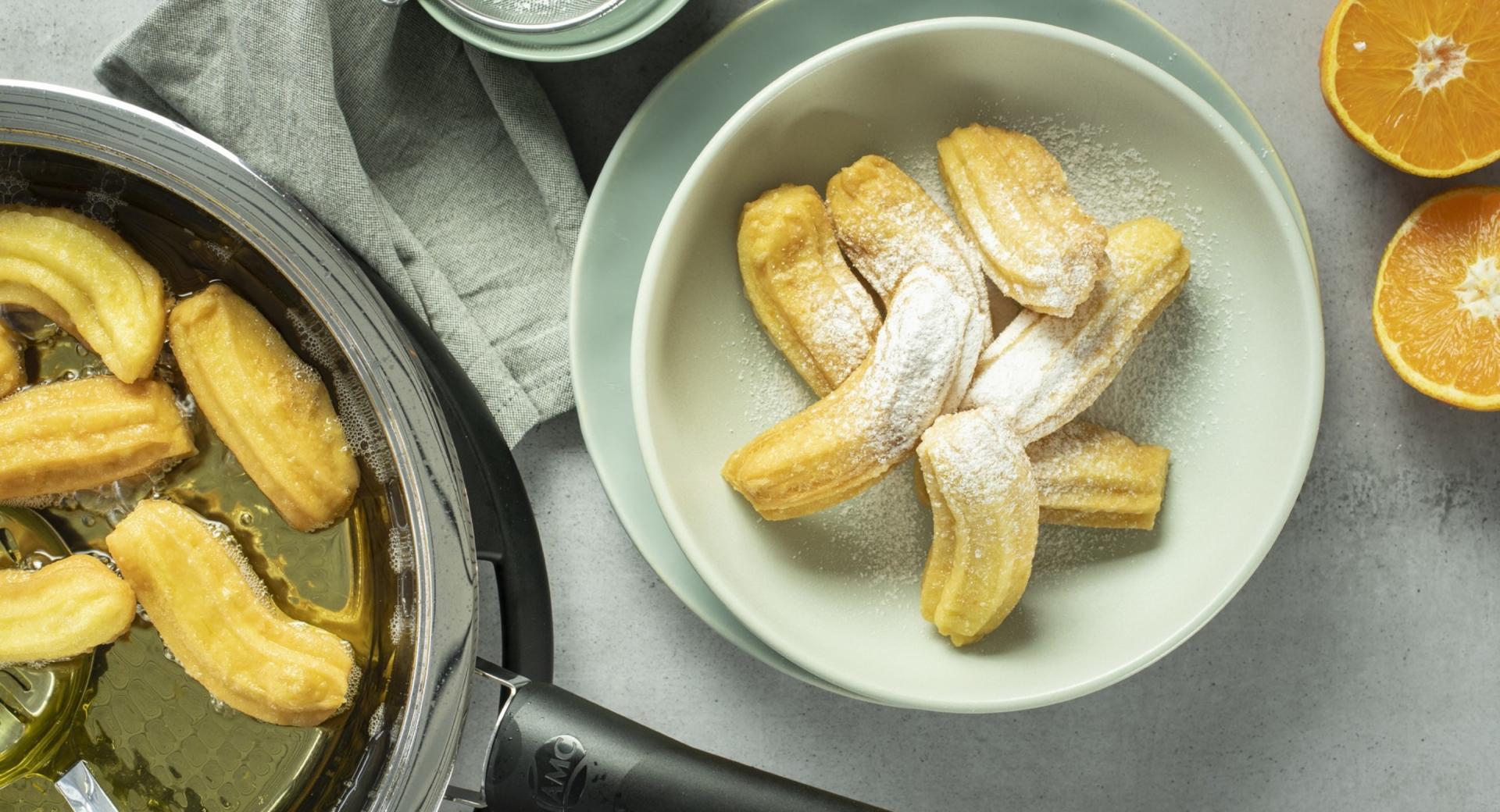 Churros all’arancia