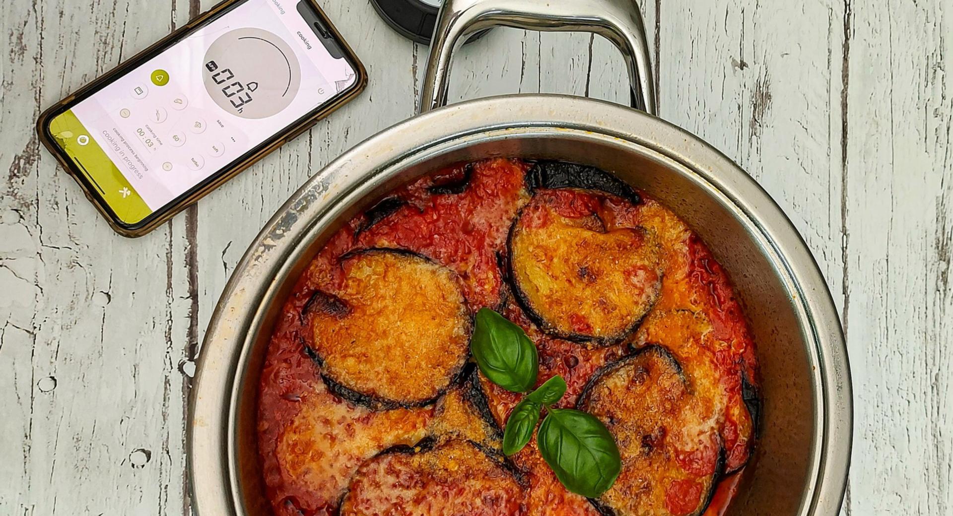 Parmigiana di melanzane tutto in uno