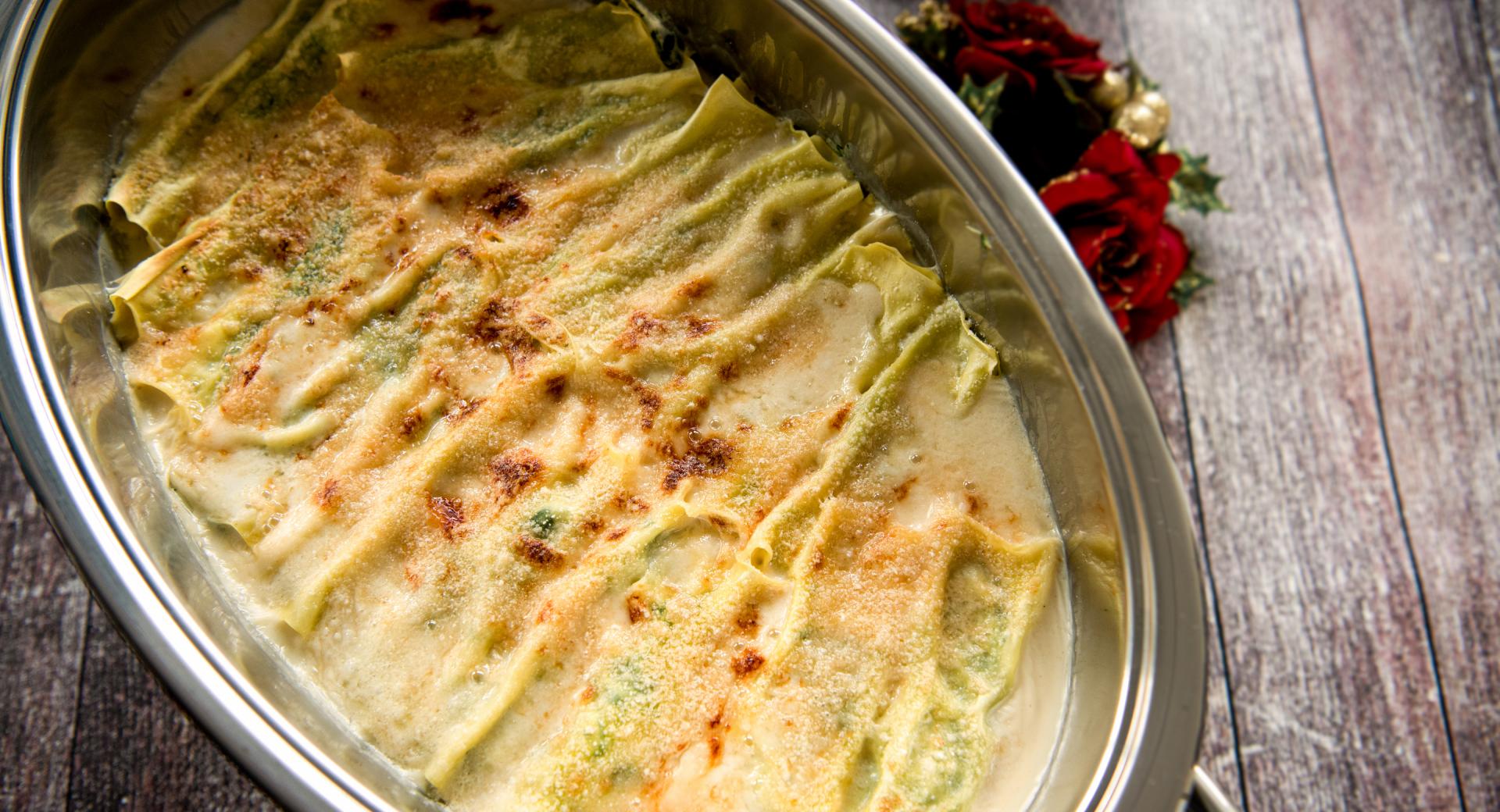 Cannelloni con ricotta e spinaci