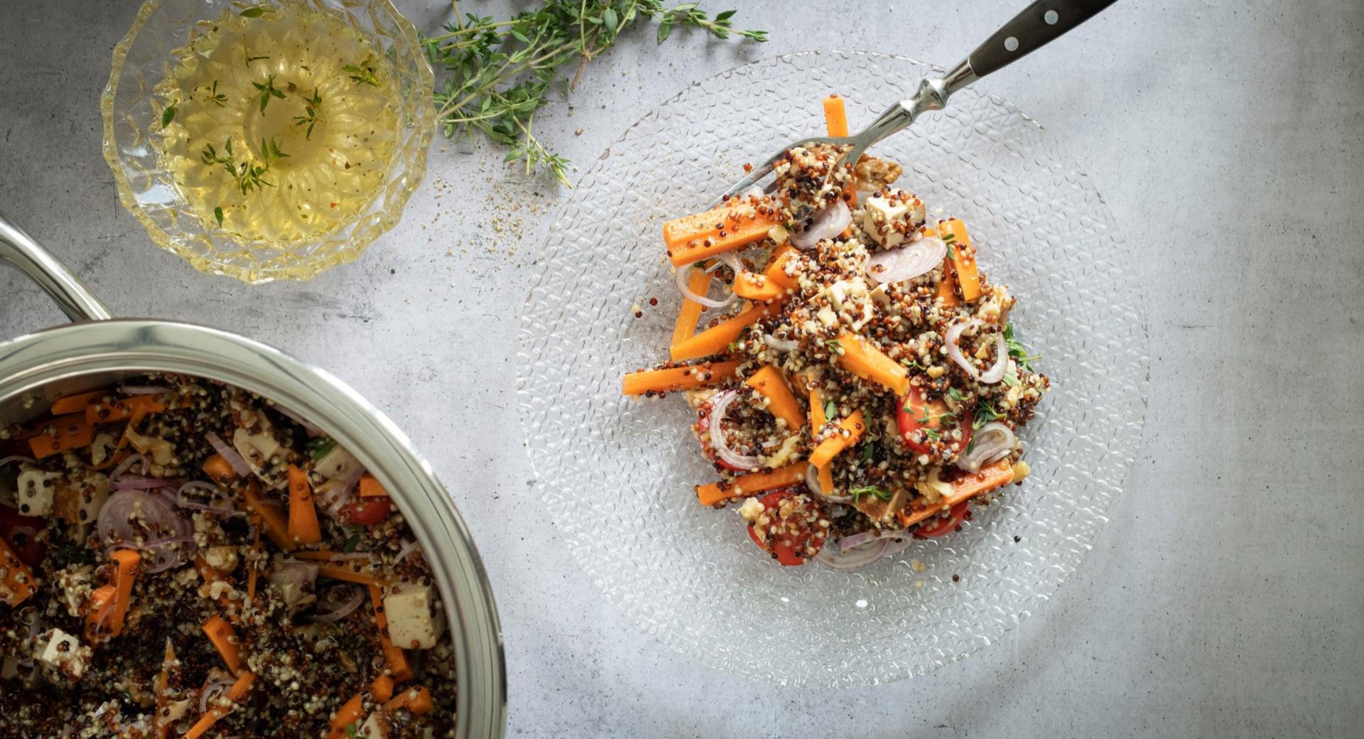 Insalata di quinoa vegana 