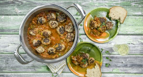 Polpette in salsa di pomodoro