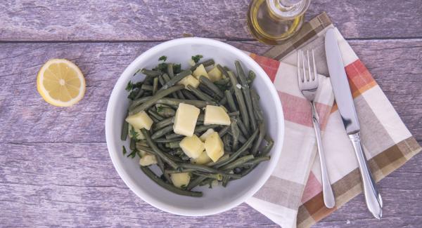 Insalata di patate e fagiolini