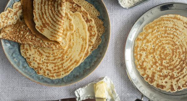 Crêpes con farina di grano saraceno (Galettes)