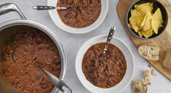 Chili con carne “red velvet”