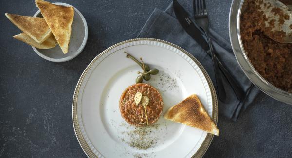 Tartare di melanzane