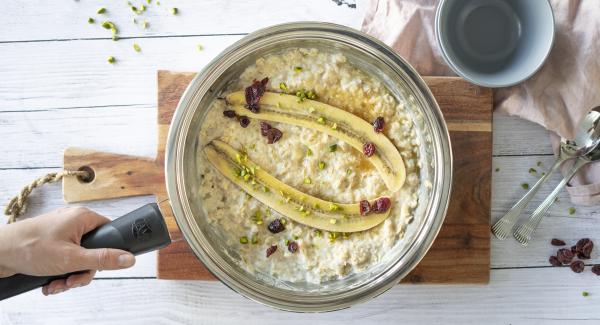 Porridge di banane al forno