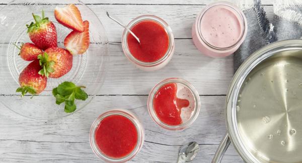 Mousse di fragole