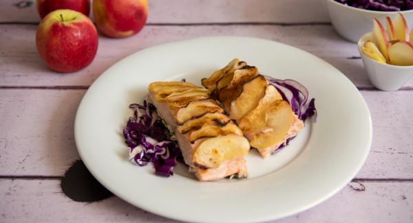 Salmone in crosta di mele