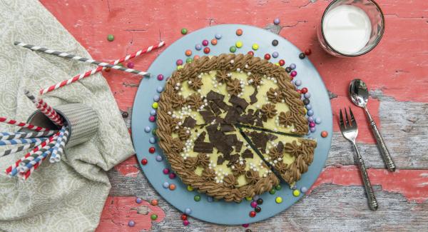 Torta cremosa al cioccolato 