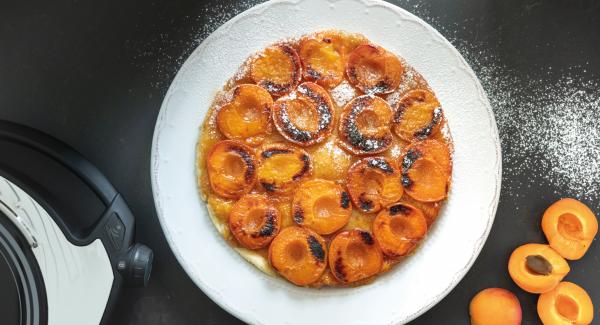 Tarte Tatin con albicocche