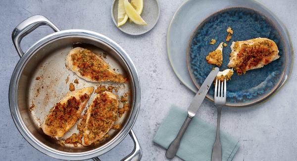 Petto di pollo in crosta di limone