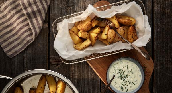 Patate al rosmarino con salsa alle erbe (AMC4me)