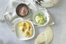 Trio di hummus